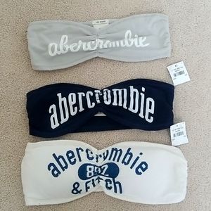 SOLD 3 Abercrombie bandeau bralettes